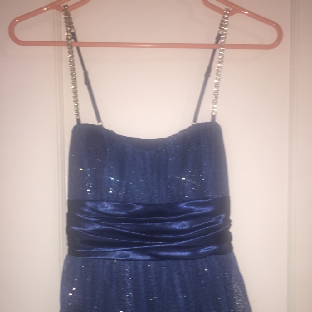 Blue sparkly mini dress SIZE Small